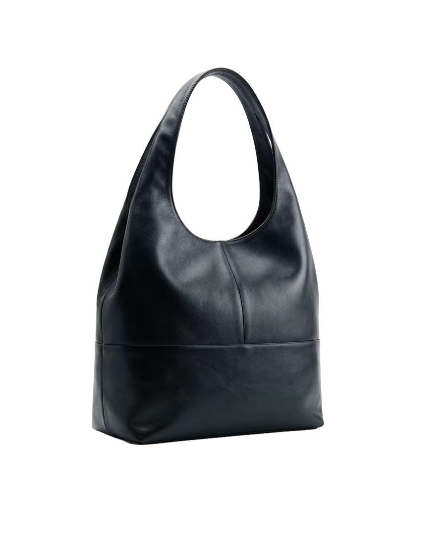 Patrizia Pepe Soft Leather Rounded Hobo Bag