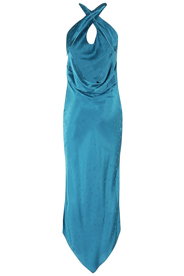 Amen Jacquard Satin Dress