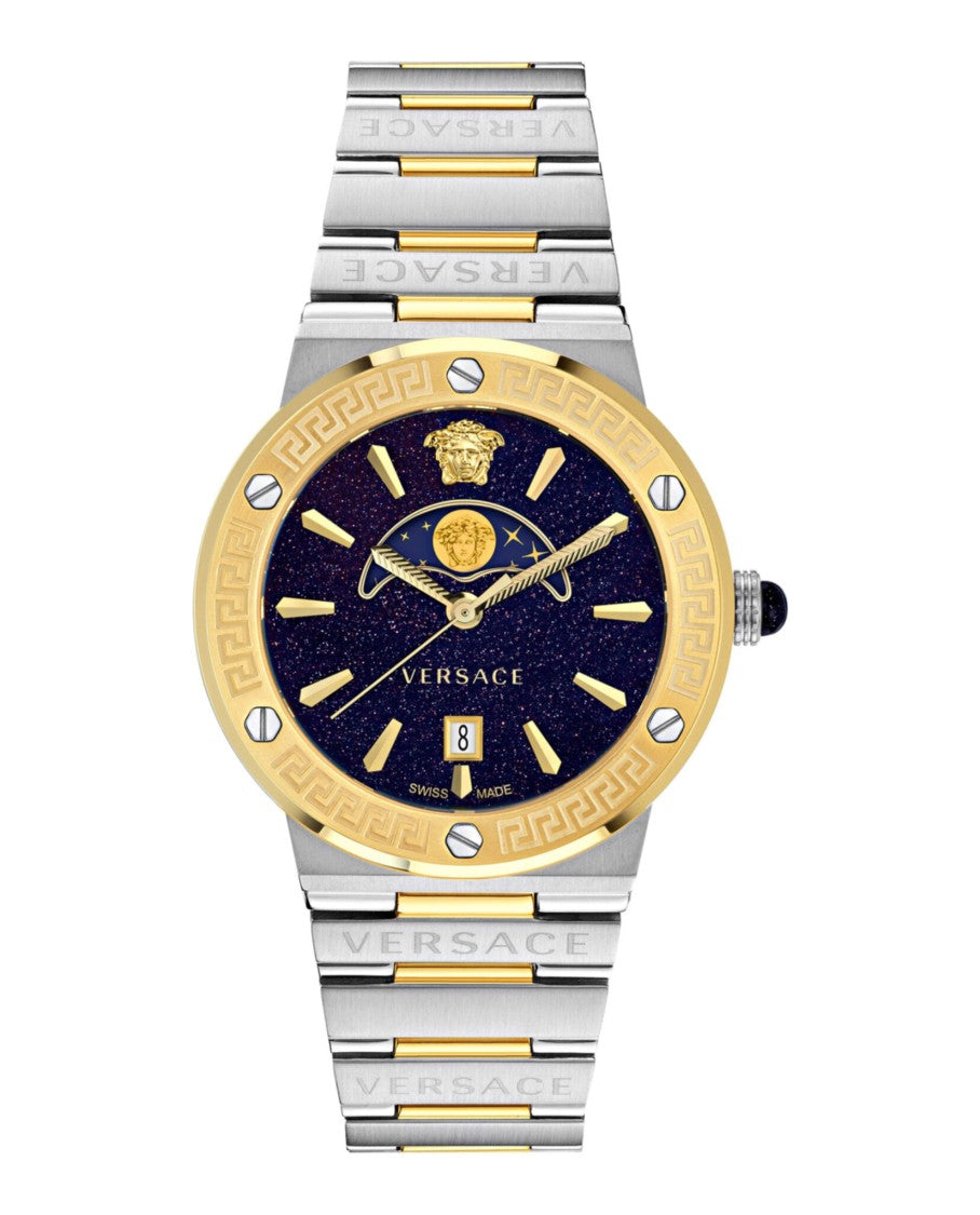 Versace Greca Logo Moonphase Watch