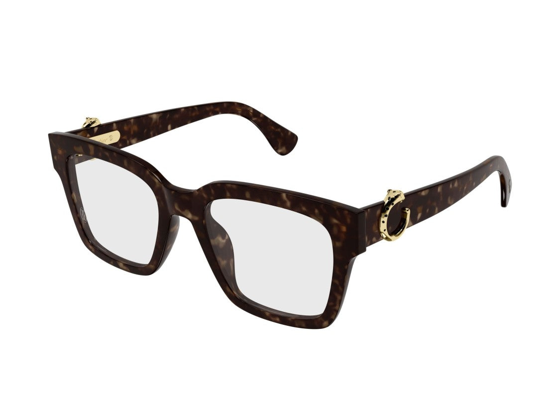 Cartier Gold Ct0640o Tortoiseshell Oversized Square Sunglasses