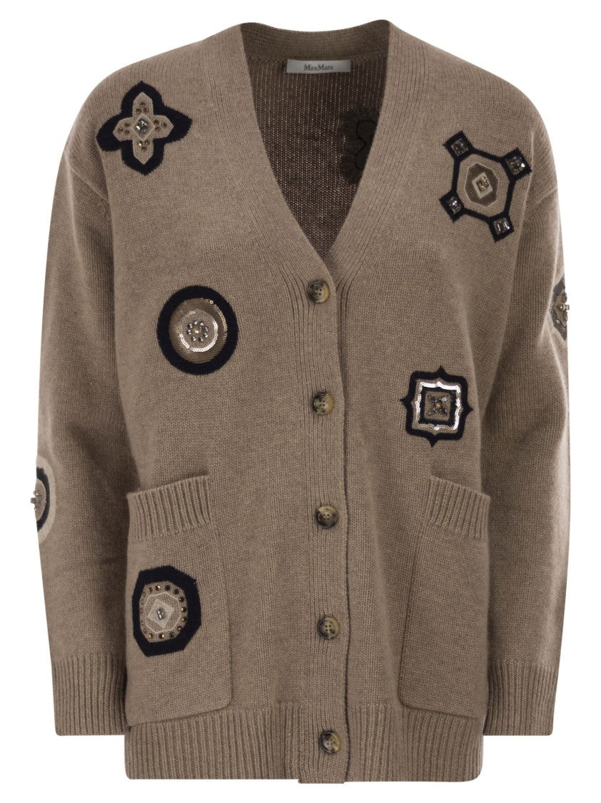 Max Mara Mxmgioire - Long Cardigan In Wool