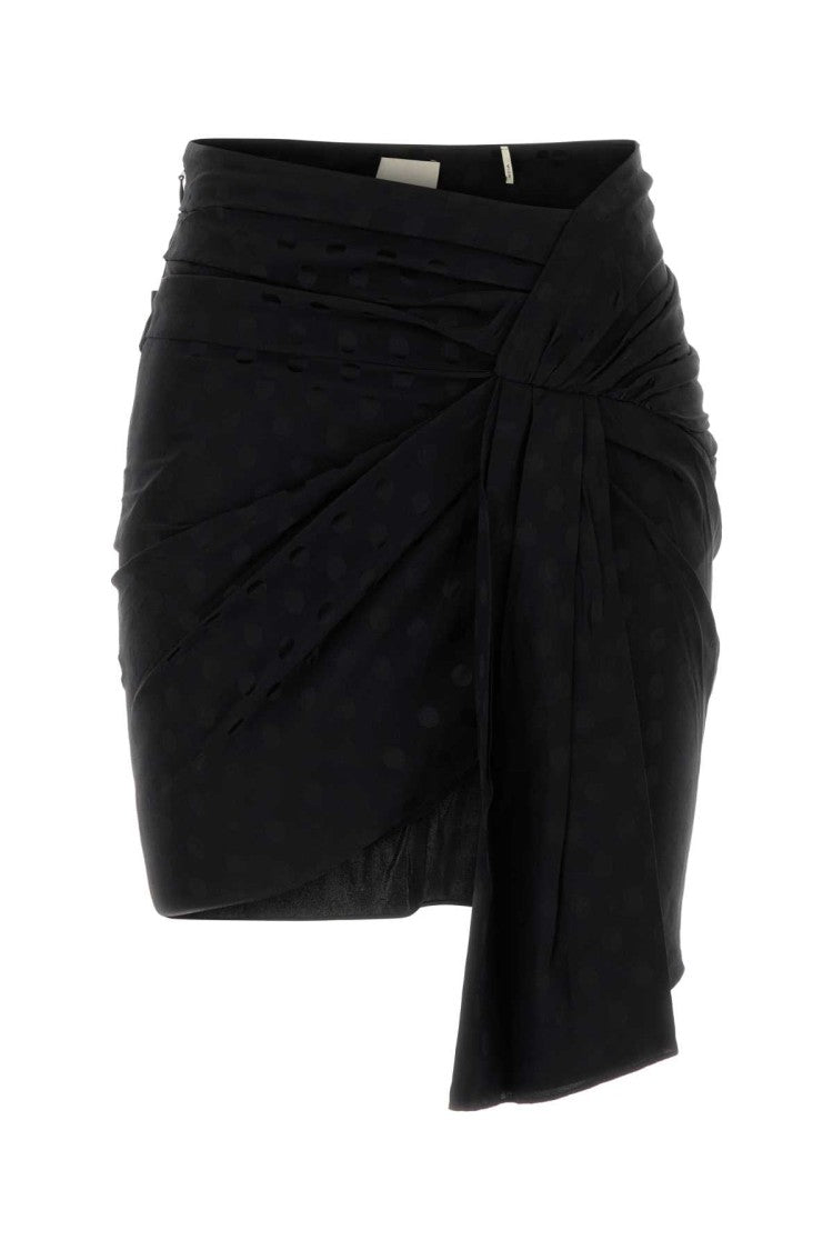 Isabel Marant Printed Stretch Silk Ovia Skirt