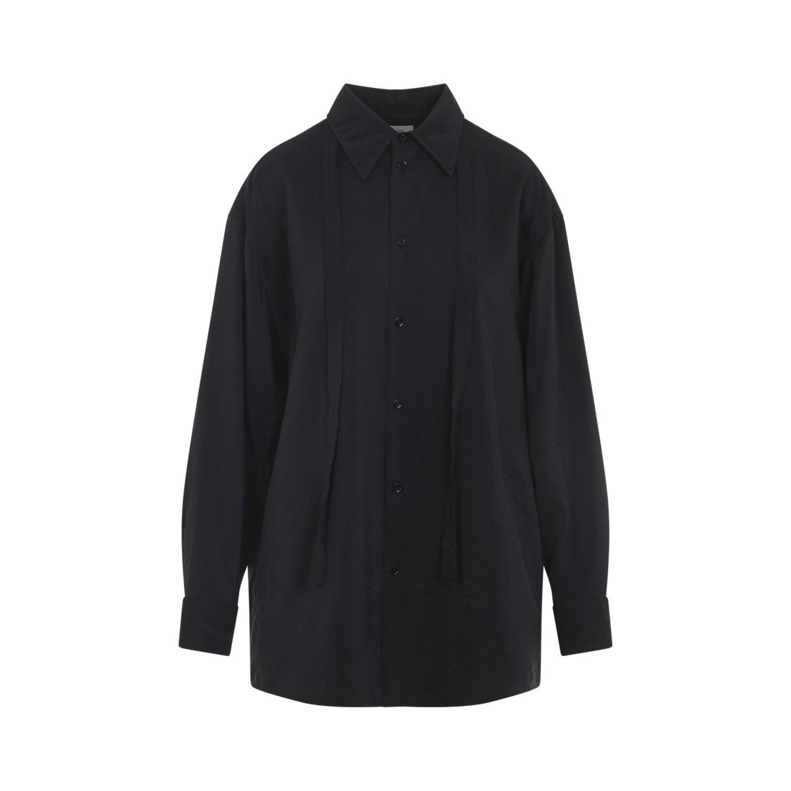 Lemaire Long Silk Shirt With Front Tie
