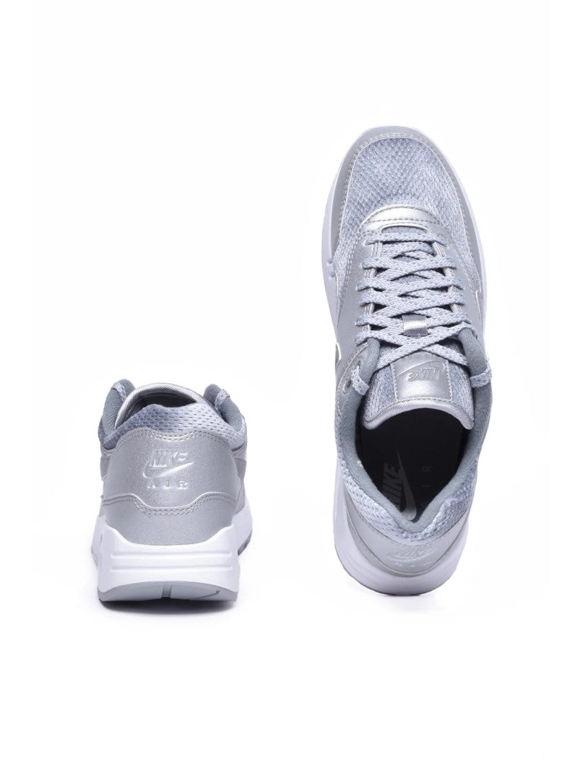 Nike Silver Air Max 86 Synthetic Mesh Sneakers