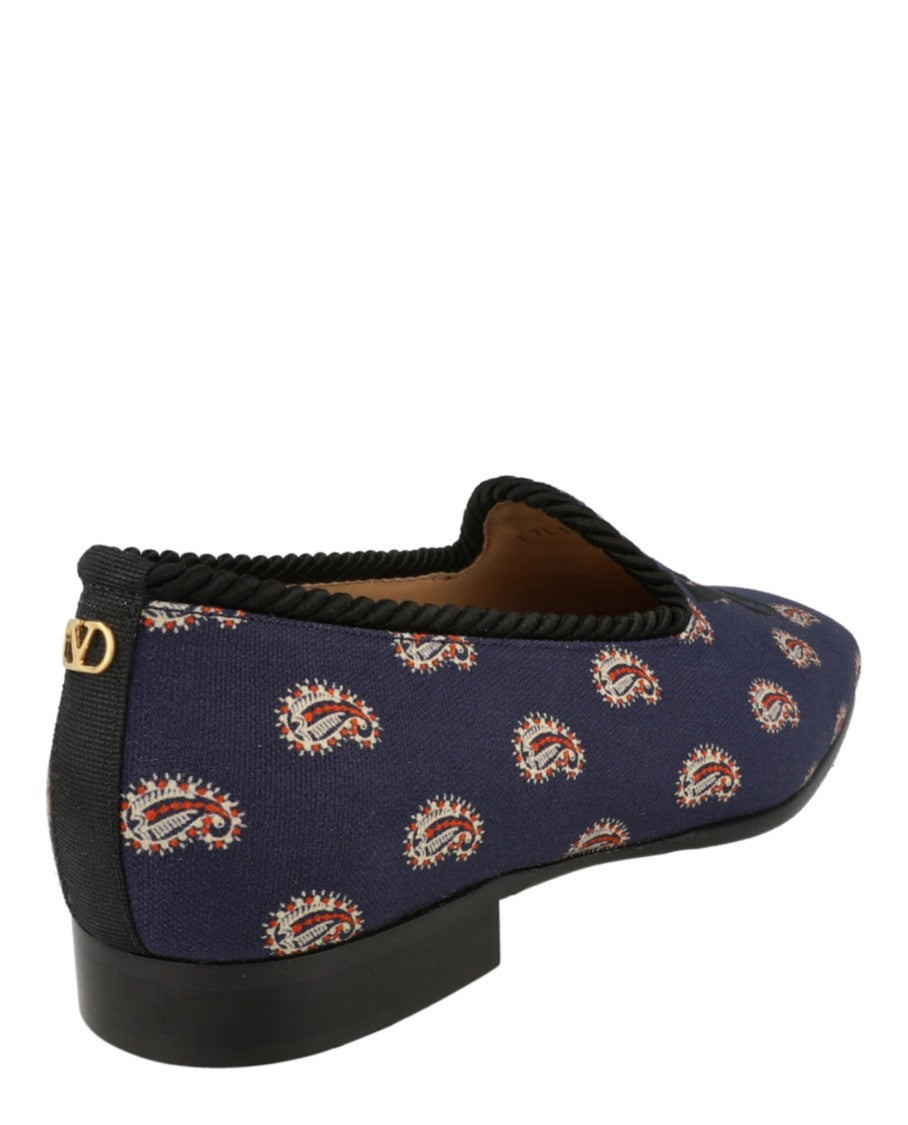 Valentino Les Alcovettes Paisley Loafers