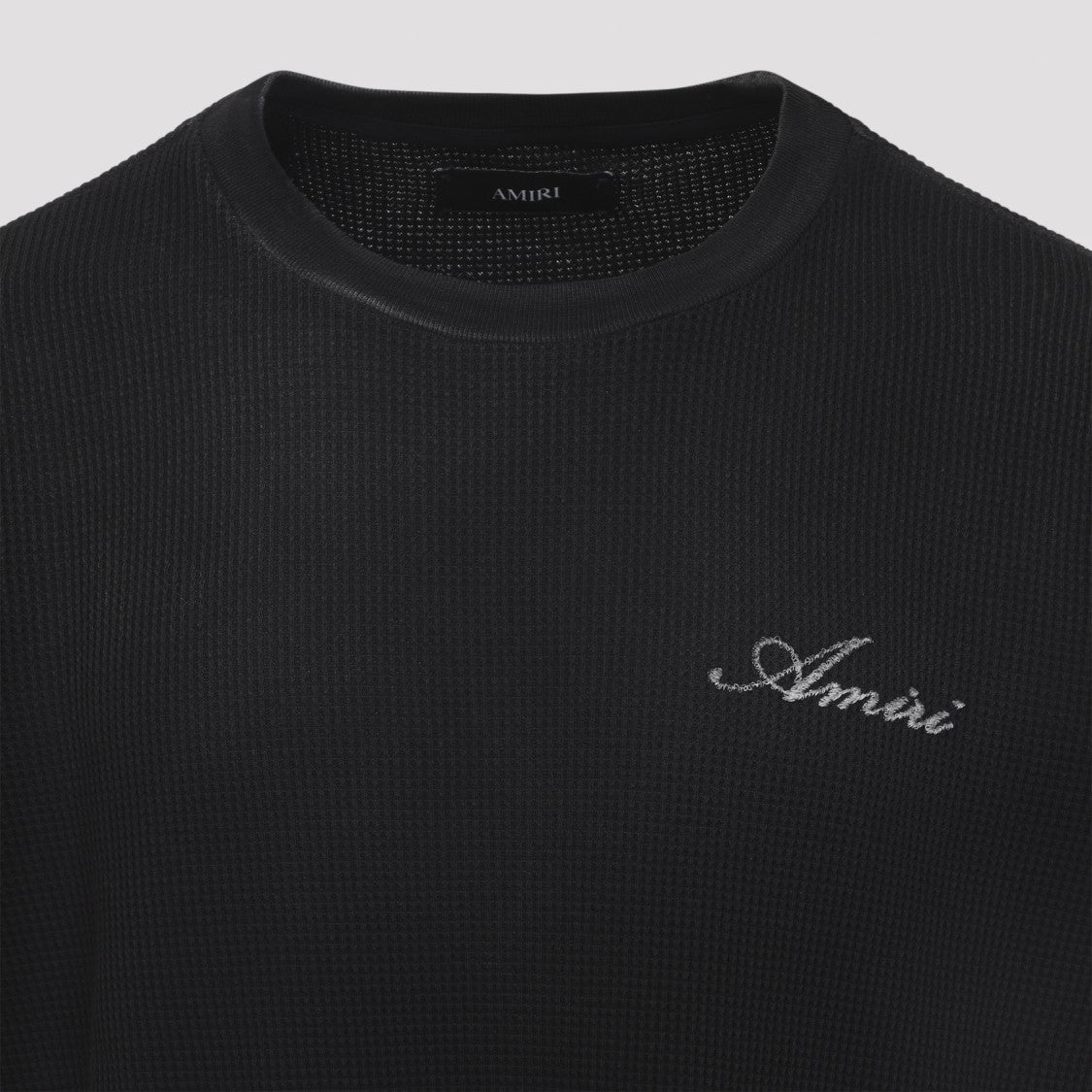Amiri Long-Sleeve Black T-Shirt With Graphic Sleeve Details