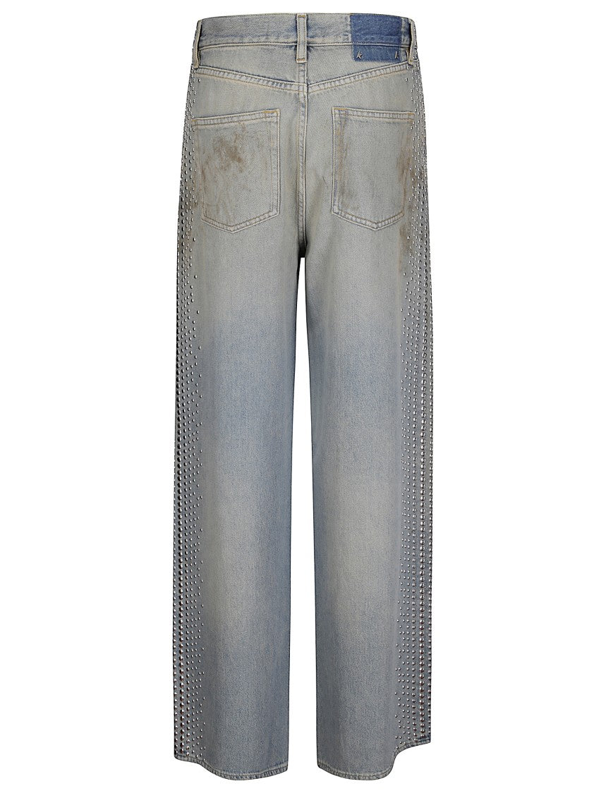 Golden Goose High-Waist Wide-Leg Five-Pocket Jeans