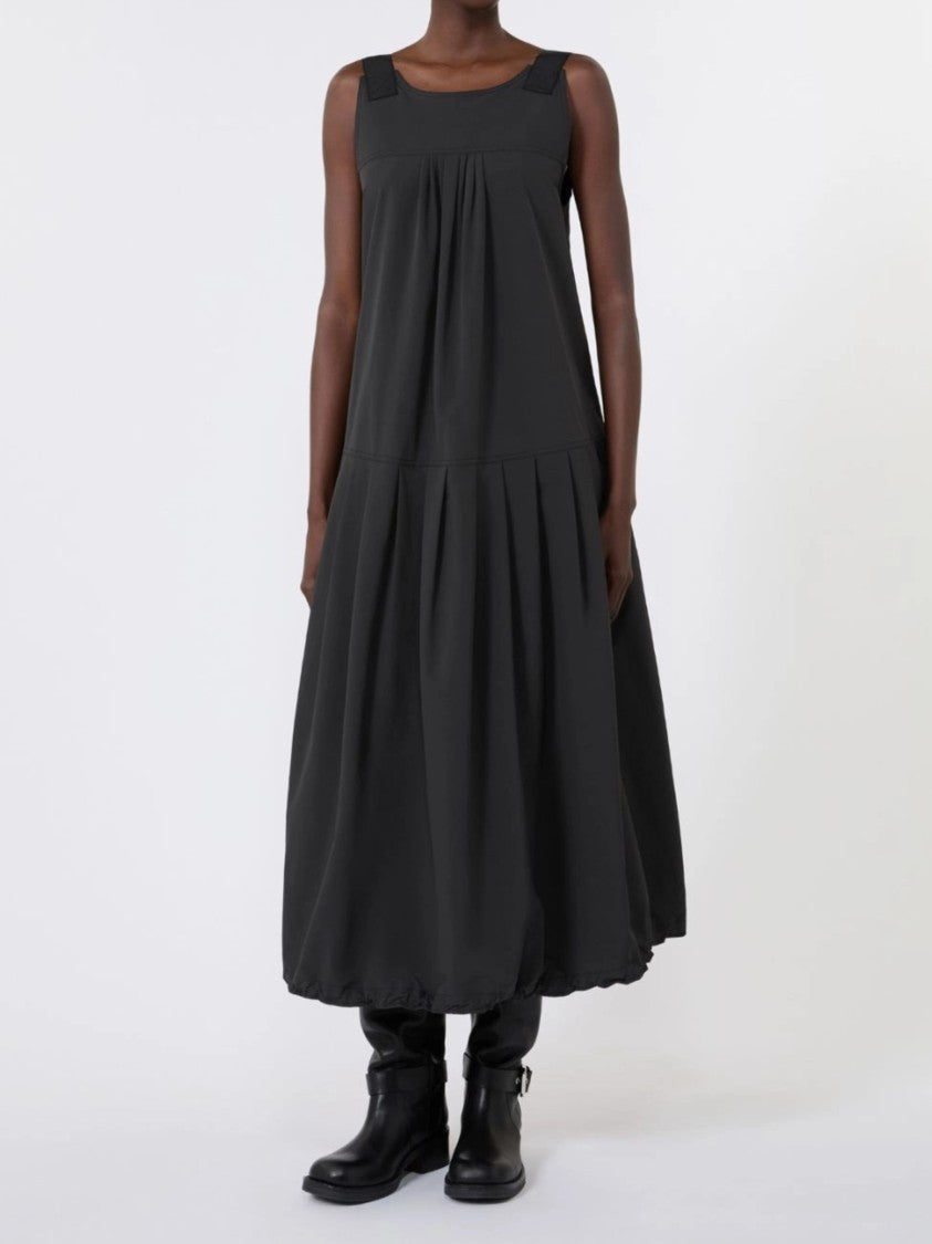 Weekend Black Wkdlegenda Balloon Silhouette Midi Dress
