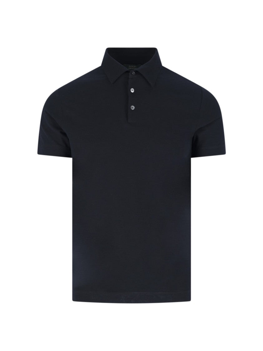Zanone "Icecotton" Polo Shirt – Navy