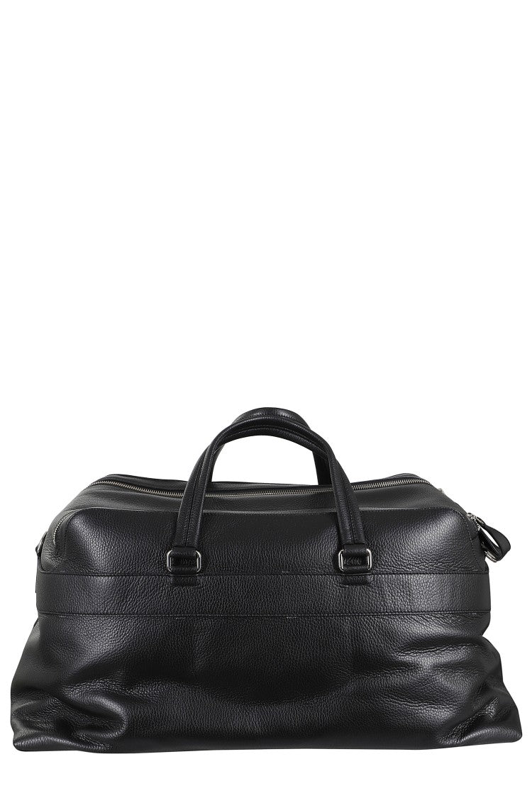 Orciani Micron Leather Shoulder Bag