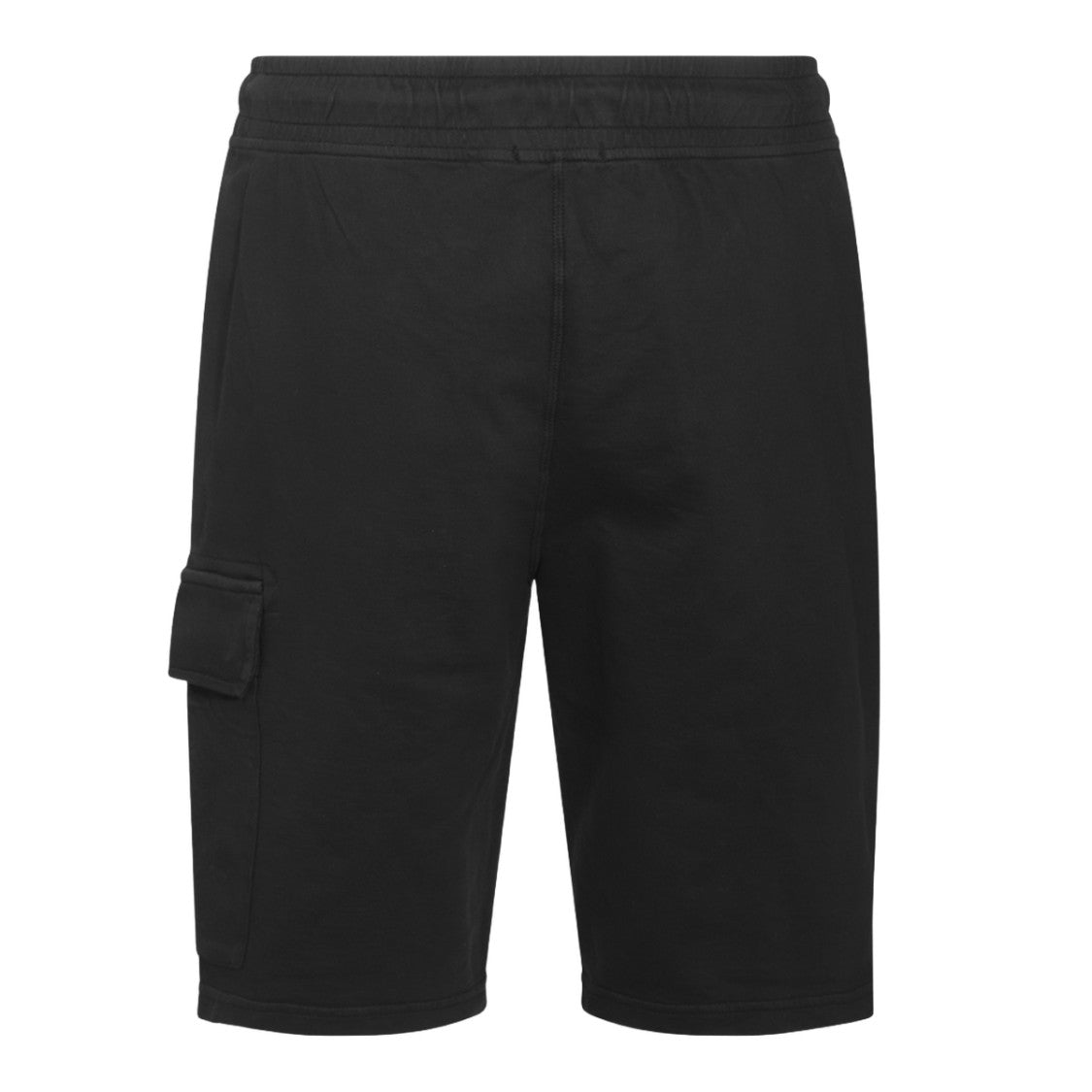 C.P. Company Relaxed Fit Black Shorts With Cargo Pocket