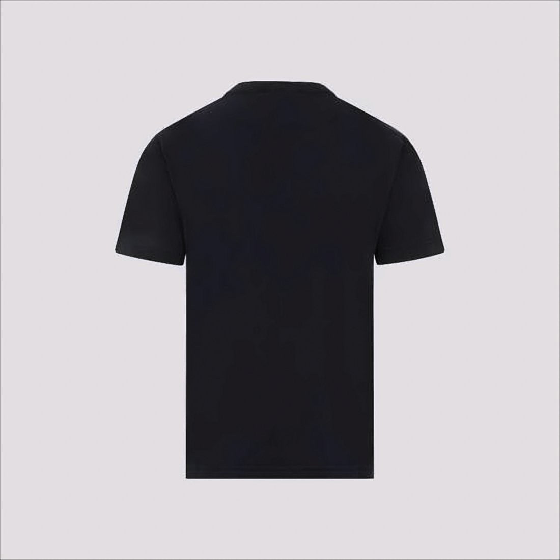Stone Island Crew Neck Black Cotton T-Shirt