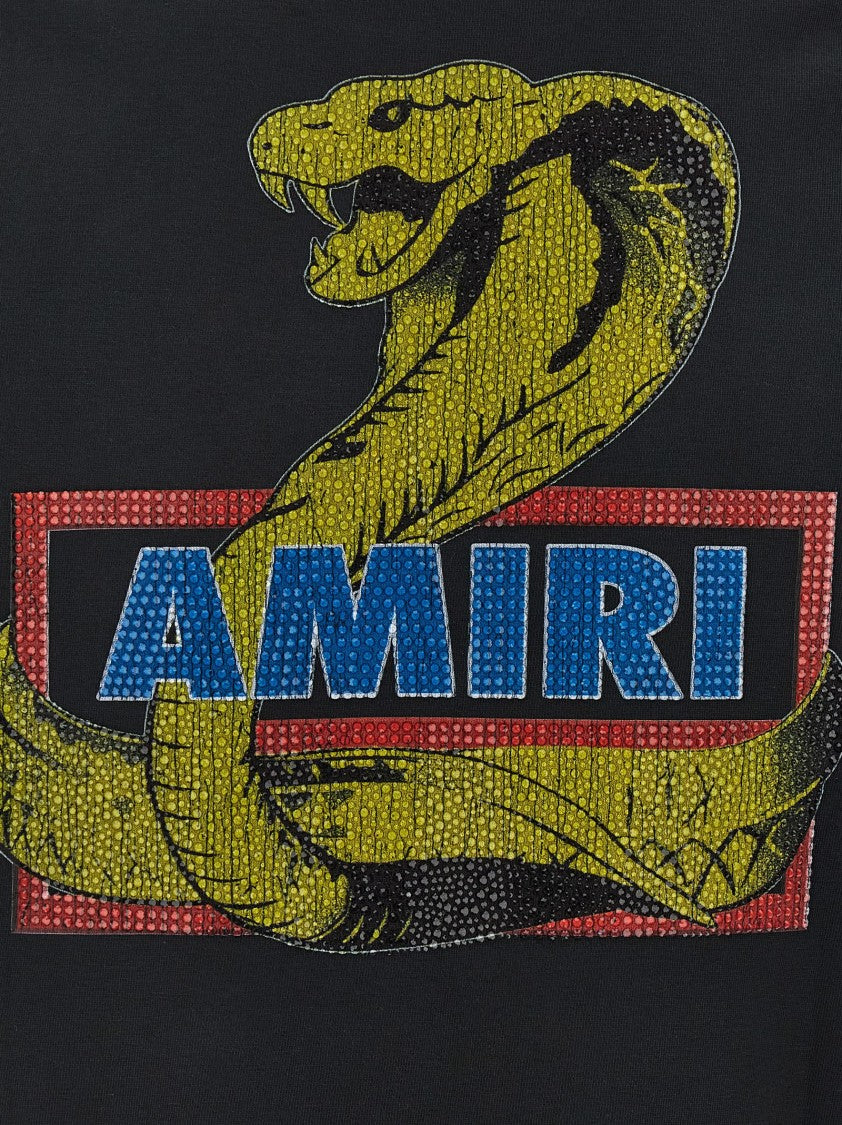 Amiri ' Crystal Cobra' T-Shirt