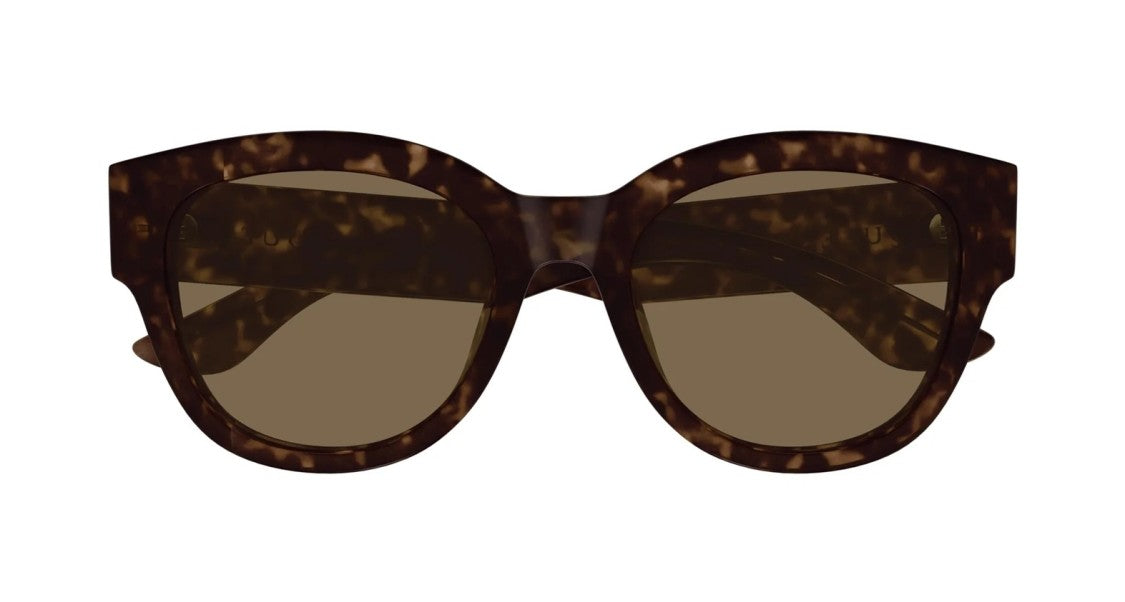 Alexander Mcqueen Oversized Cat-Eye Sunglasses With Glossy Black Frame