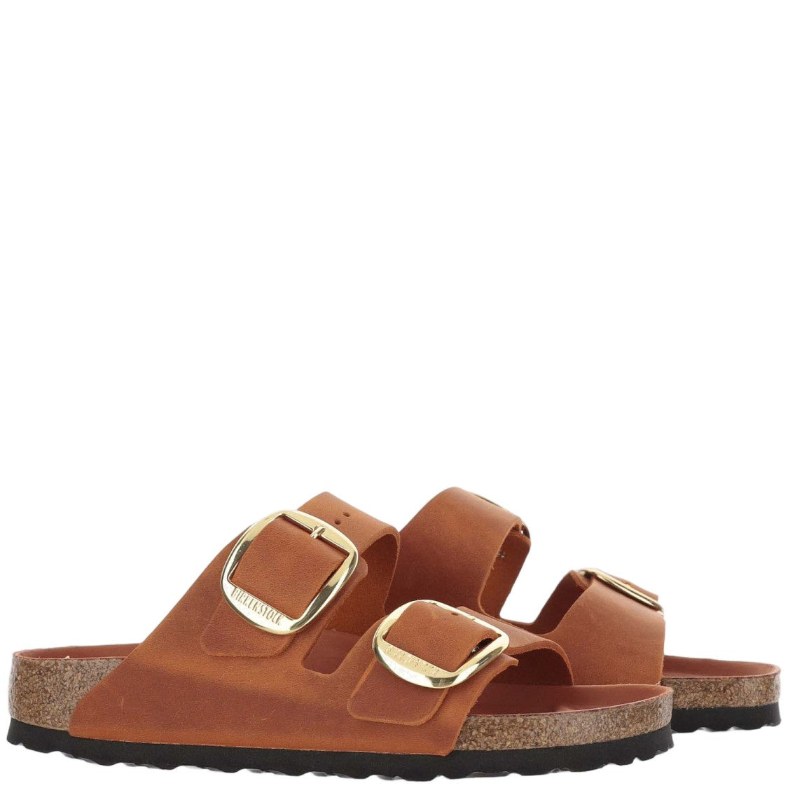 Birkenstock Orange Leather Sandals
