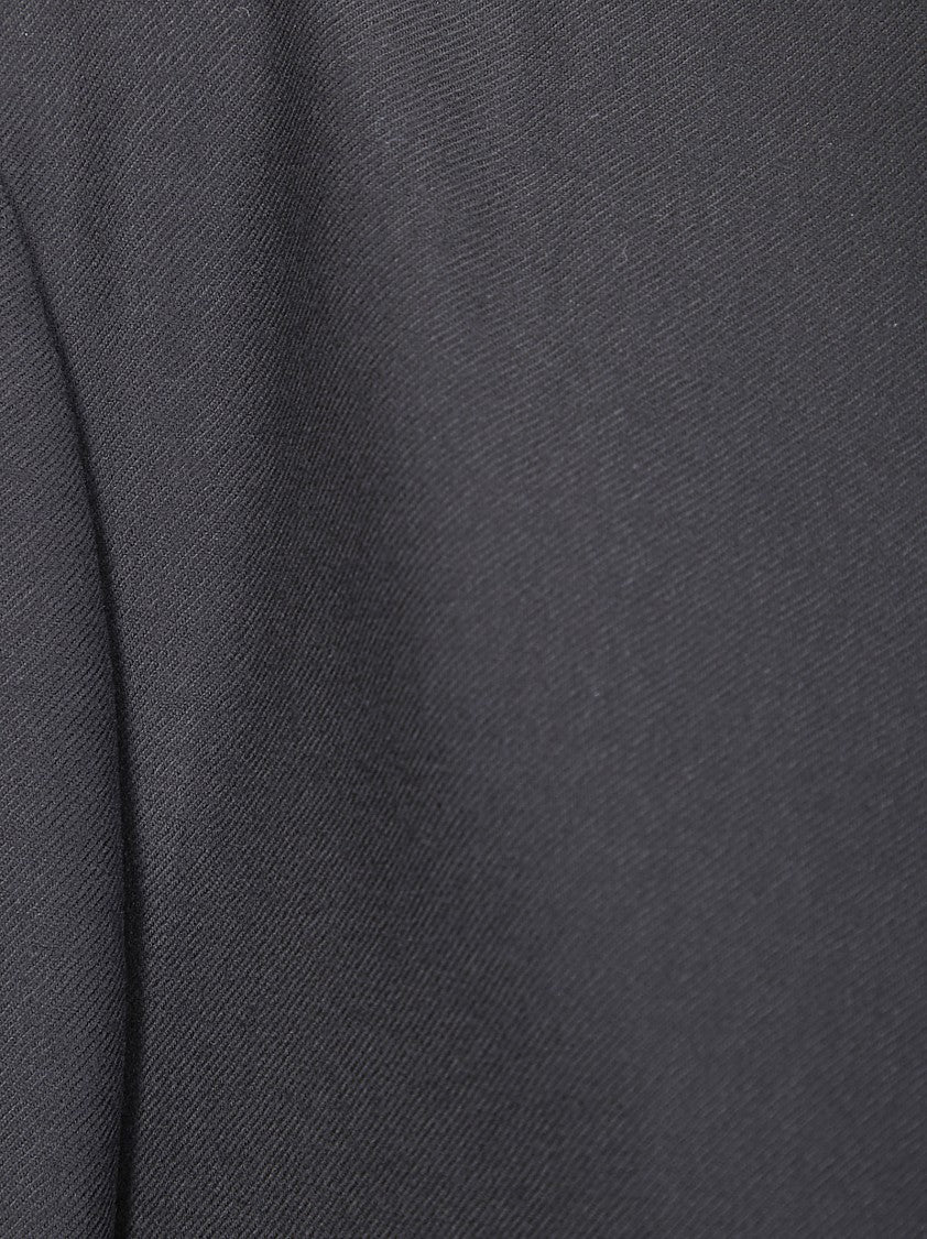 Maison Margiela Black Wool Jacket With Hidden Pockets