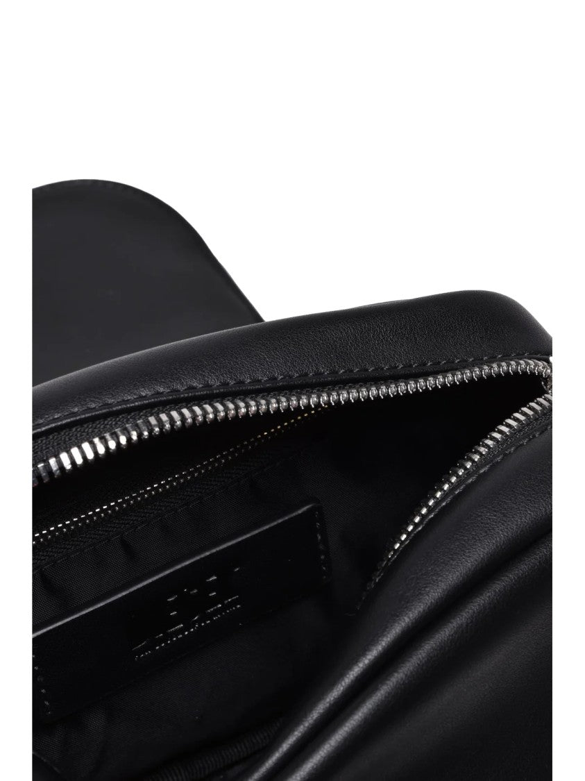 Diesel Mini Messenger Shoulder Bag With Chain Detail And Versatile Carrying Options