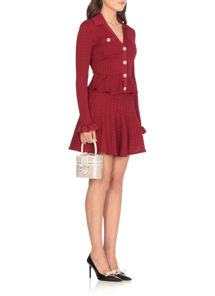 Self-Portrait Rhinestone Vanity Bag