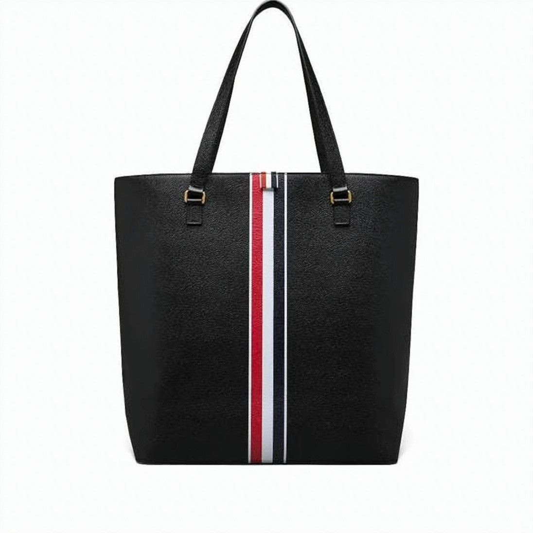 Thom Browne Textured Calf Leather Medium Tote