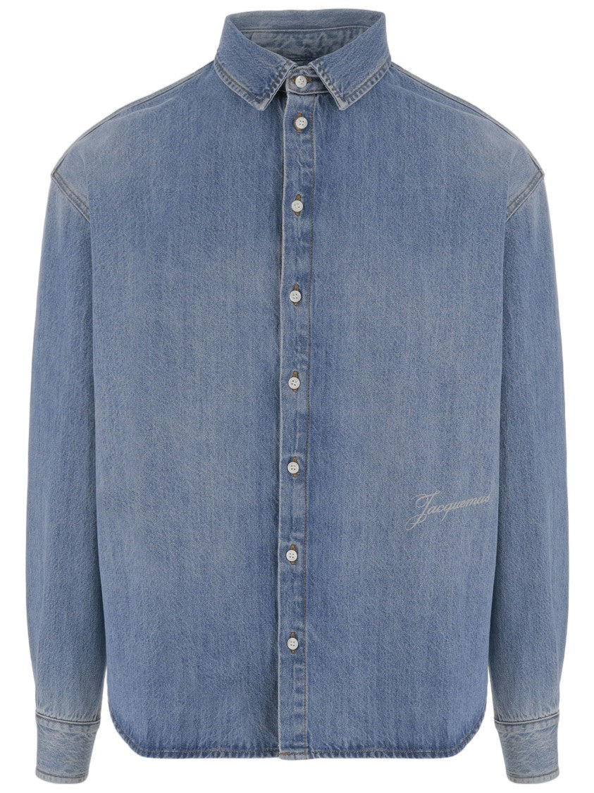 Jacquemus Blue Simon De-Nîmes Denim Shirt