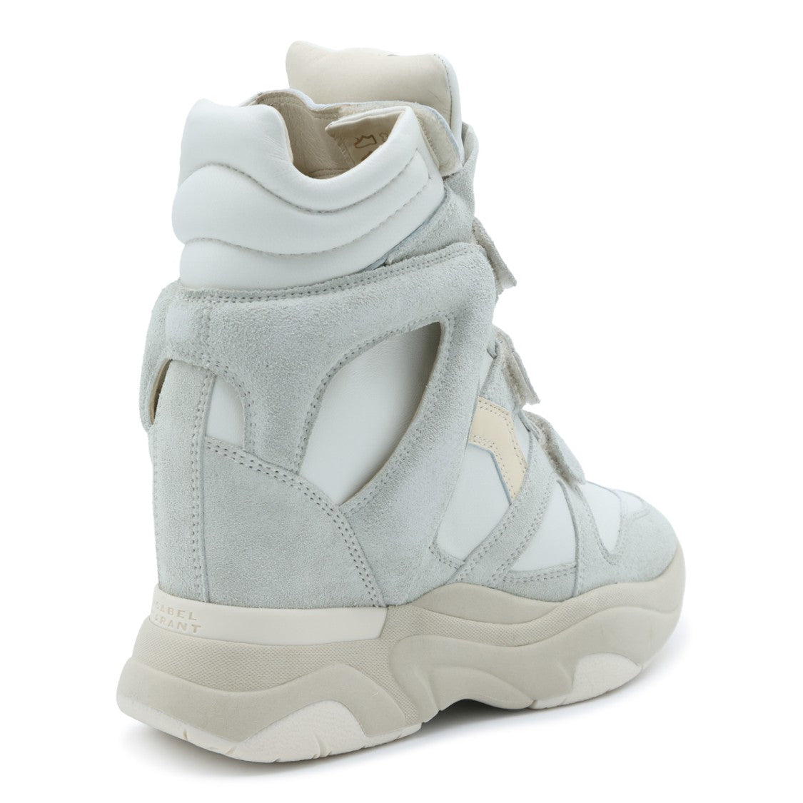 Isabel Marant High-Top Sneakers With Chunky Sole And Velcro Straps