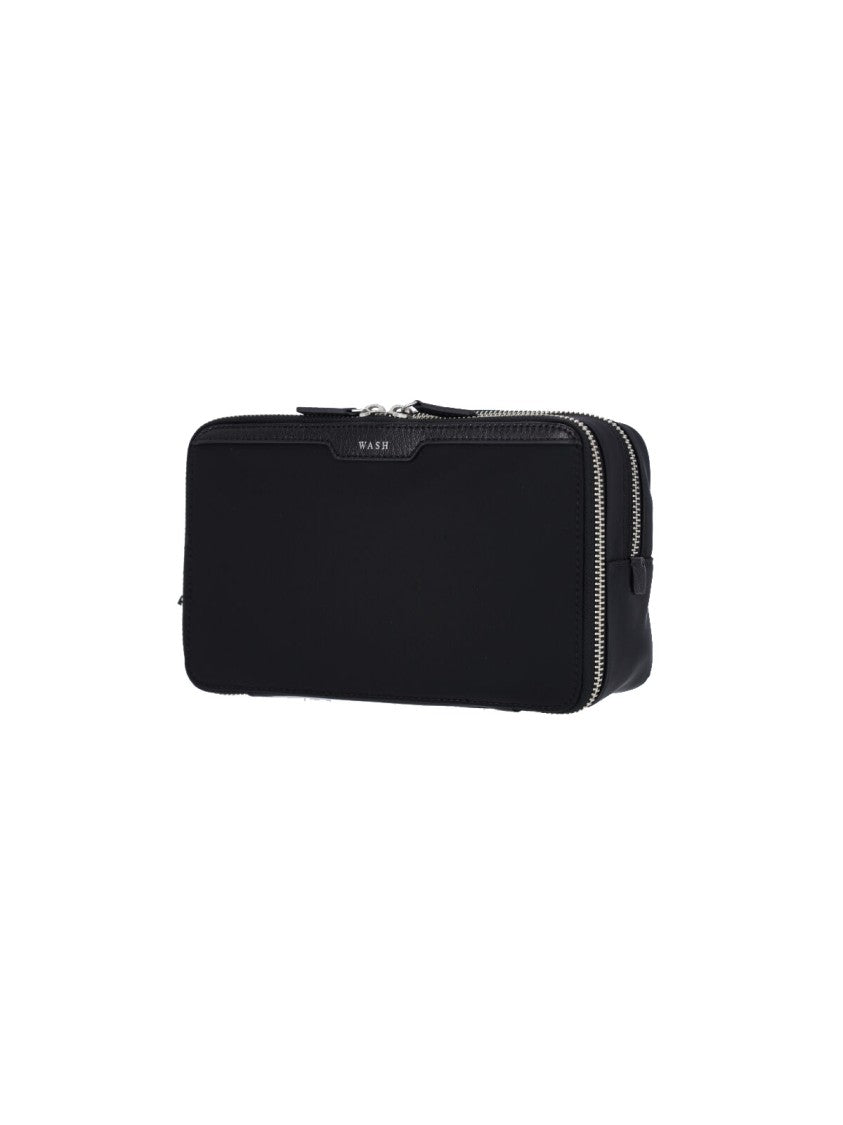 Anya Hindmarch "Wash Bag" Pouch – Black
