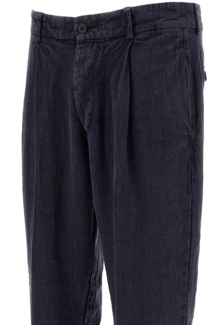 Original Vintage Linen Pleated Front Pants