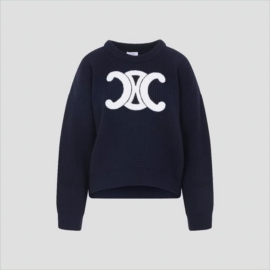 Celine Chunky Ribbed Knit Sweater