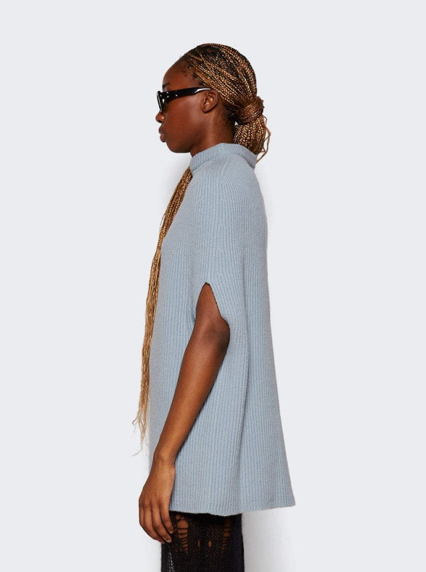 Rick Owens Crater Turtleneck Pale Blue