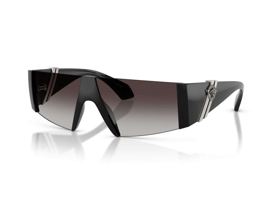 Versace 0Ve4516 Gradient Metal Oversized Shield Sunglasses
