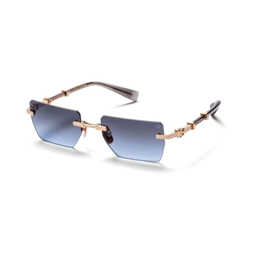 Balmain Pierre Rimless Geometric Sunglasses