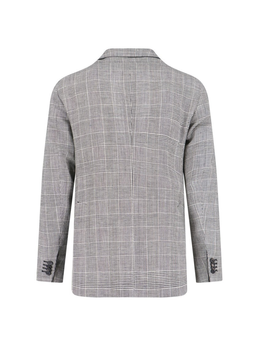 Tagliatore Single-Breasted Blazer – White
