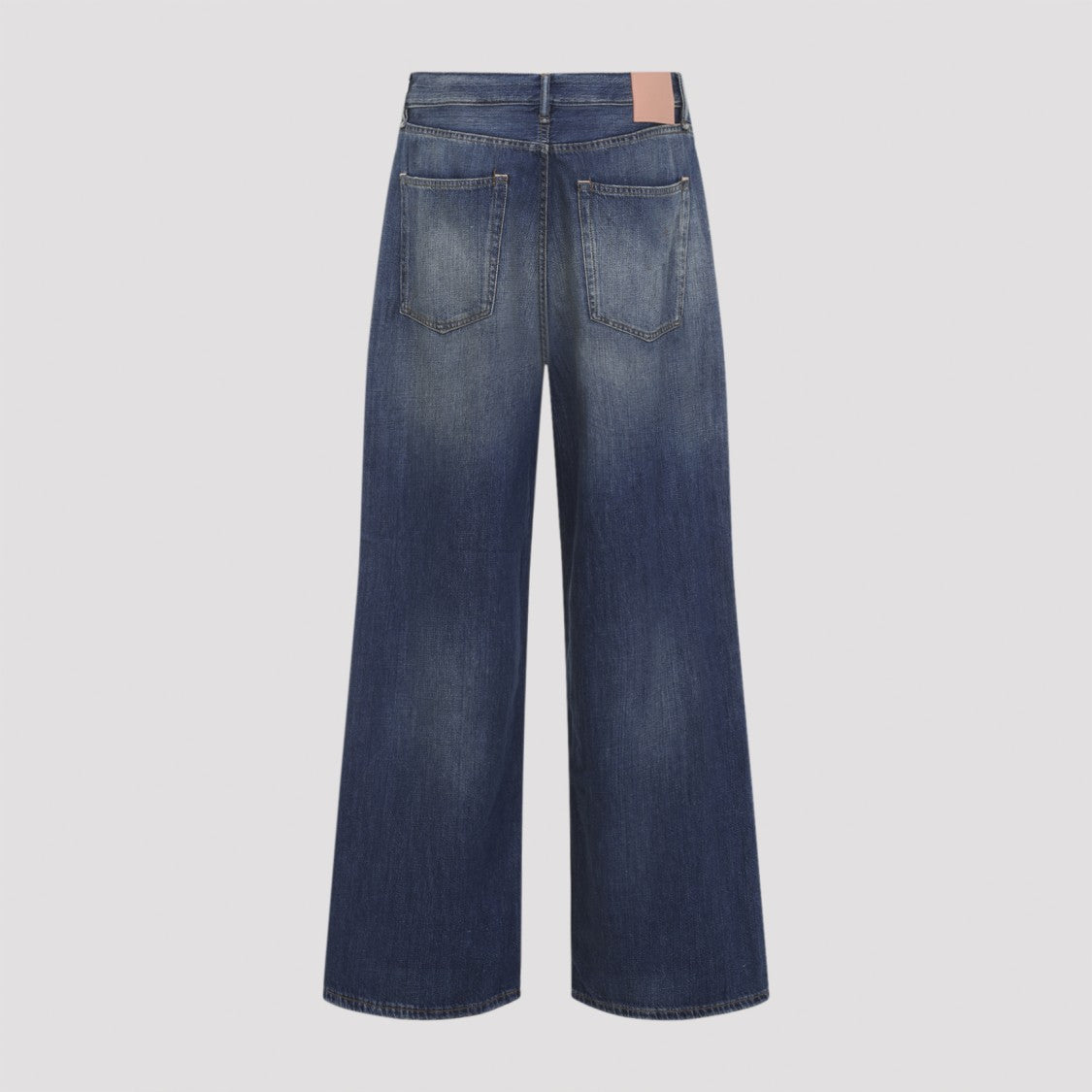 Acne Studios Wide-Leg Jeans With Subtle Distressing And Classic Five-Pocket Styling