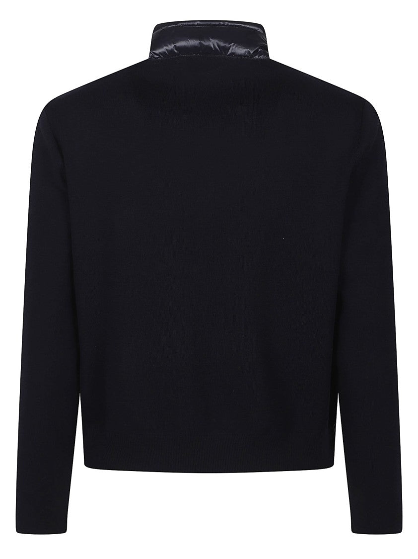 Moncler Tricot Polyamide Hybrid Cardigan