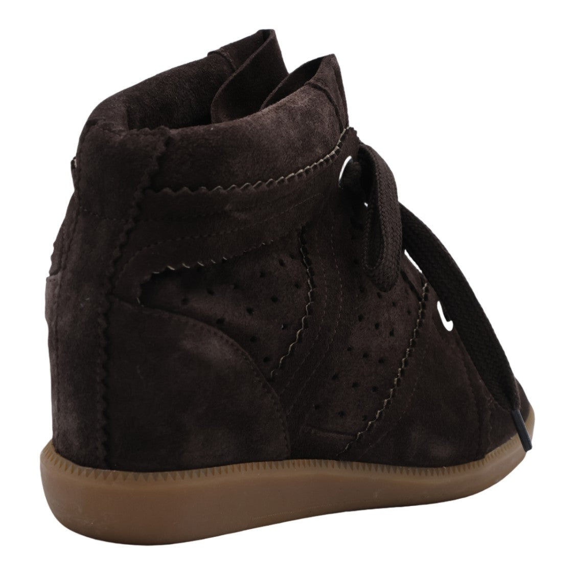 Isabel Marant High-Top Sneakers With Concealed Wedge And Perforated Detailing