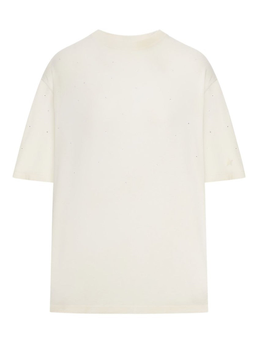 Golden Goose Loose-Fitting T-Shirt With Distressed Star Print