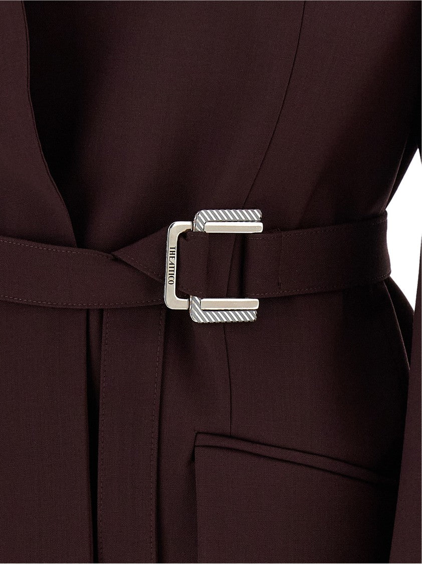 The Attico Maxi Shoulder Strap Blazer