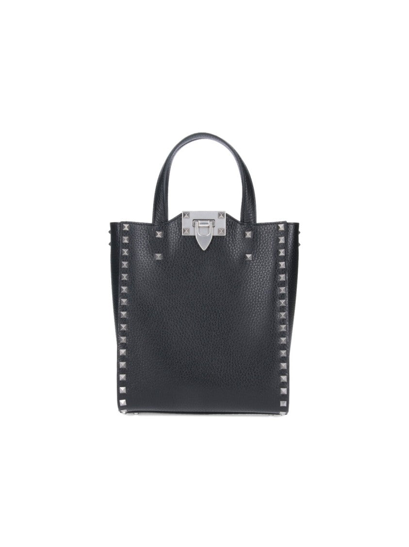 Valentino Garavani "Rockstud" Tote Bag – Black