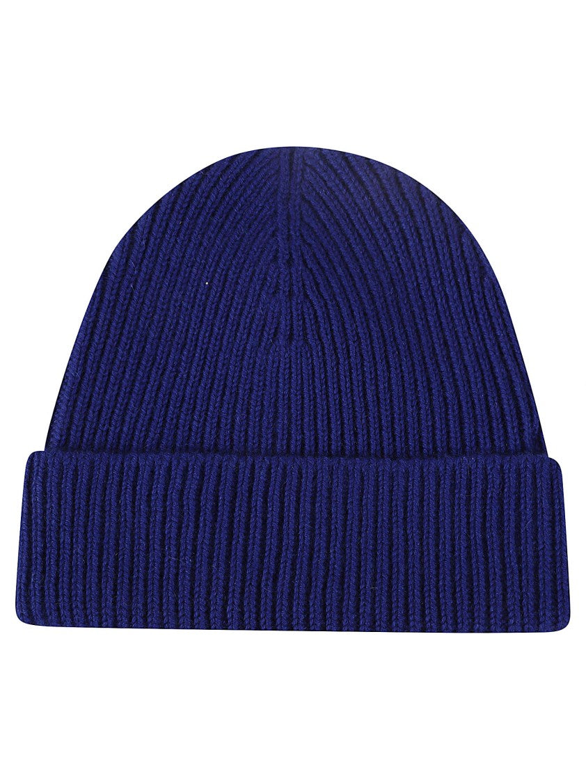 Burberry Ribbed Cashmere Beanie With Folded Cuff
