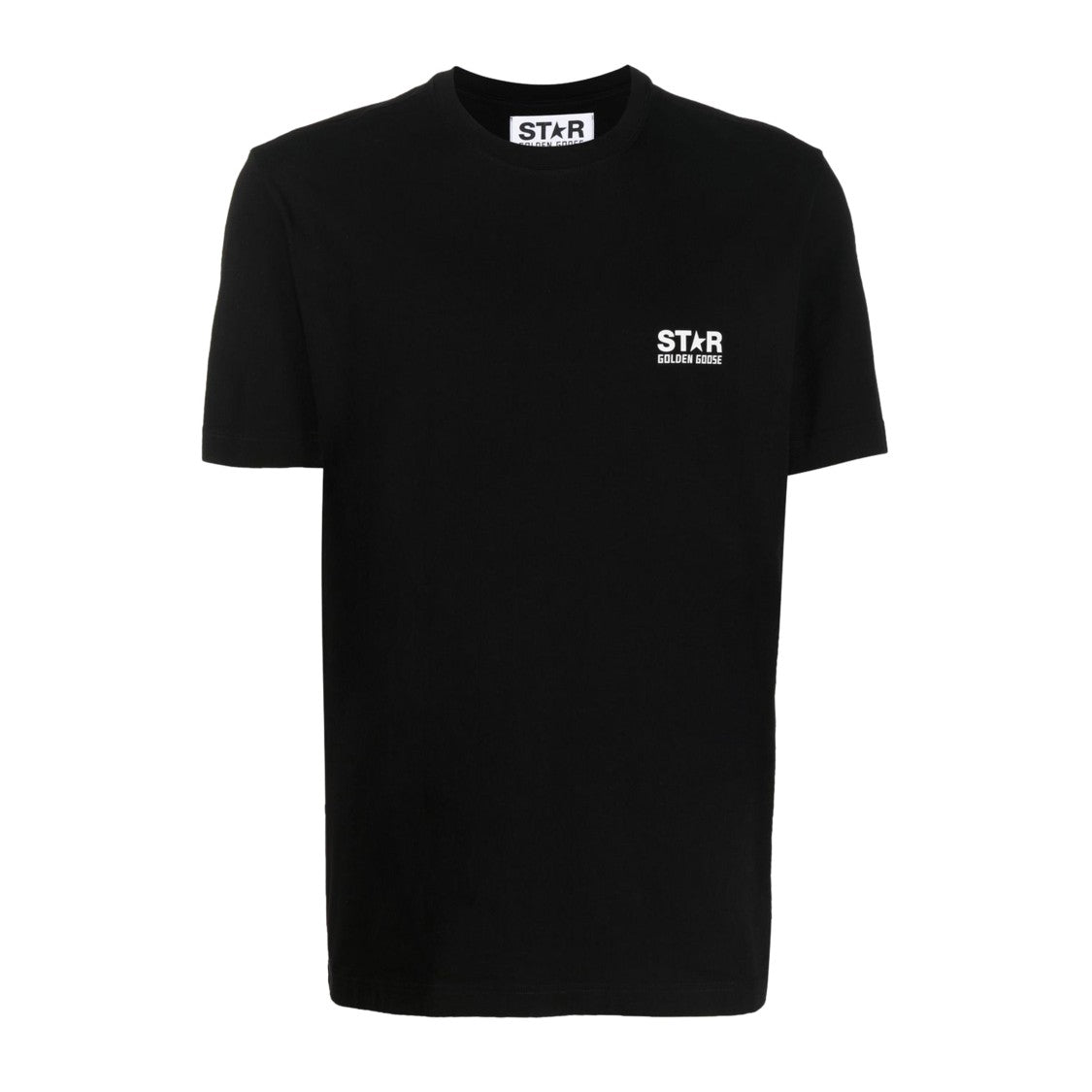 Golden Goose Logo Star Regular T-Shirt With Iconic Star Graphic