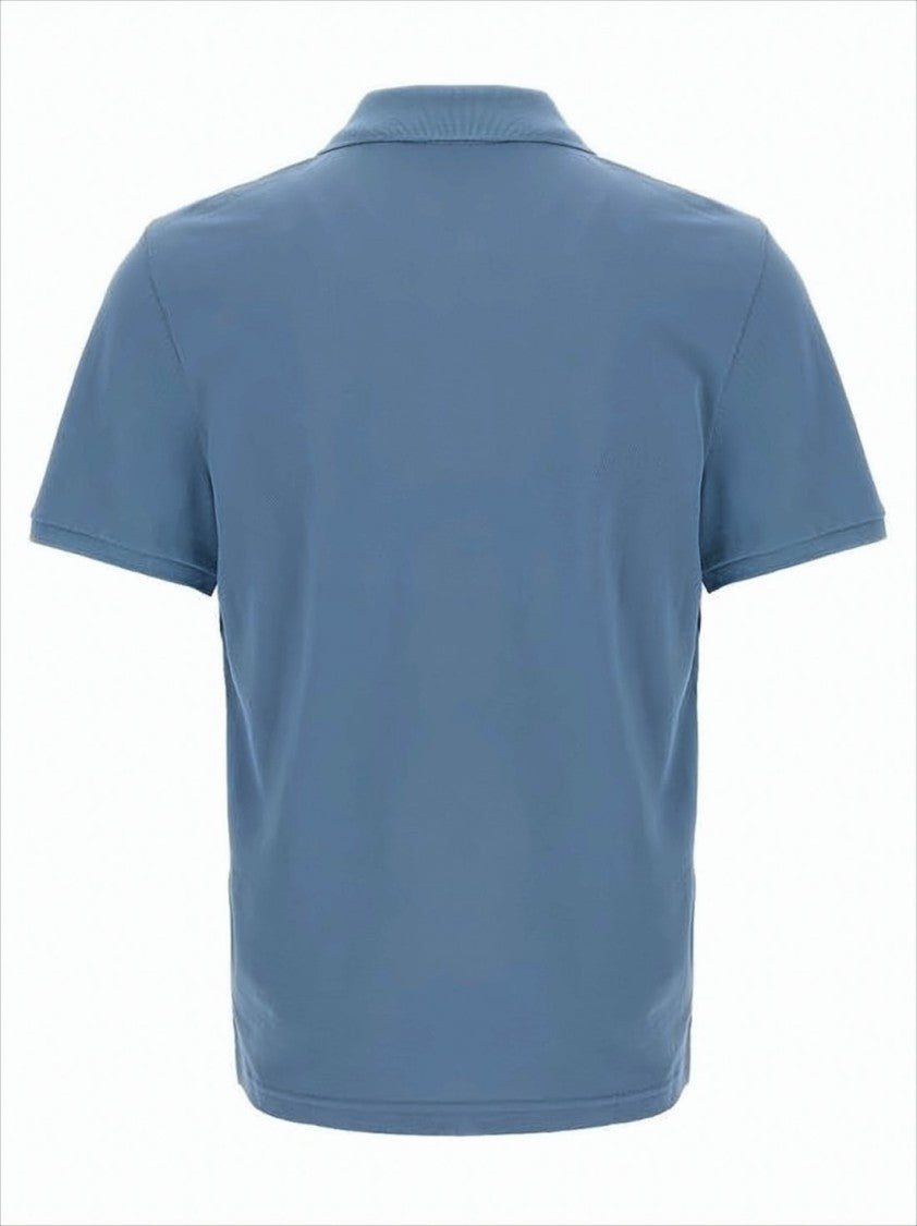 Moose Knuckles Polo Shirt In Textured Cotton With Classic Collar