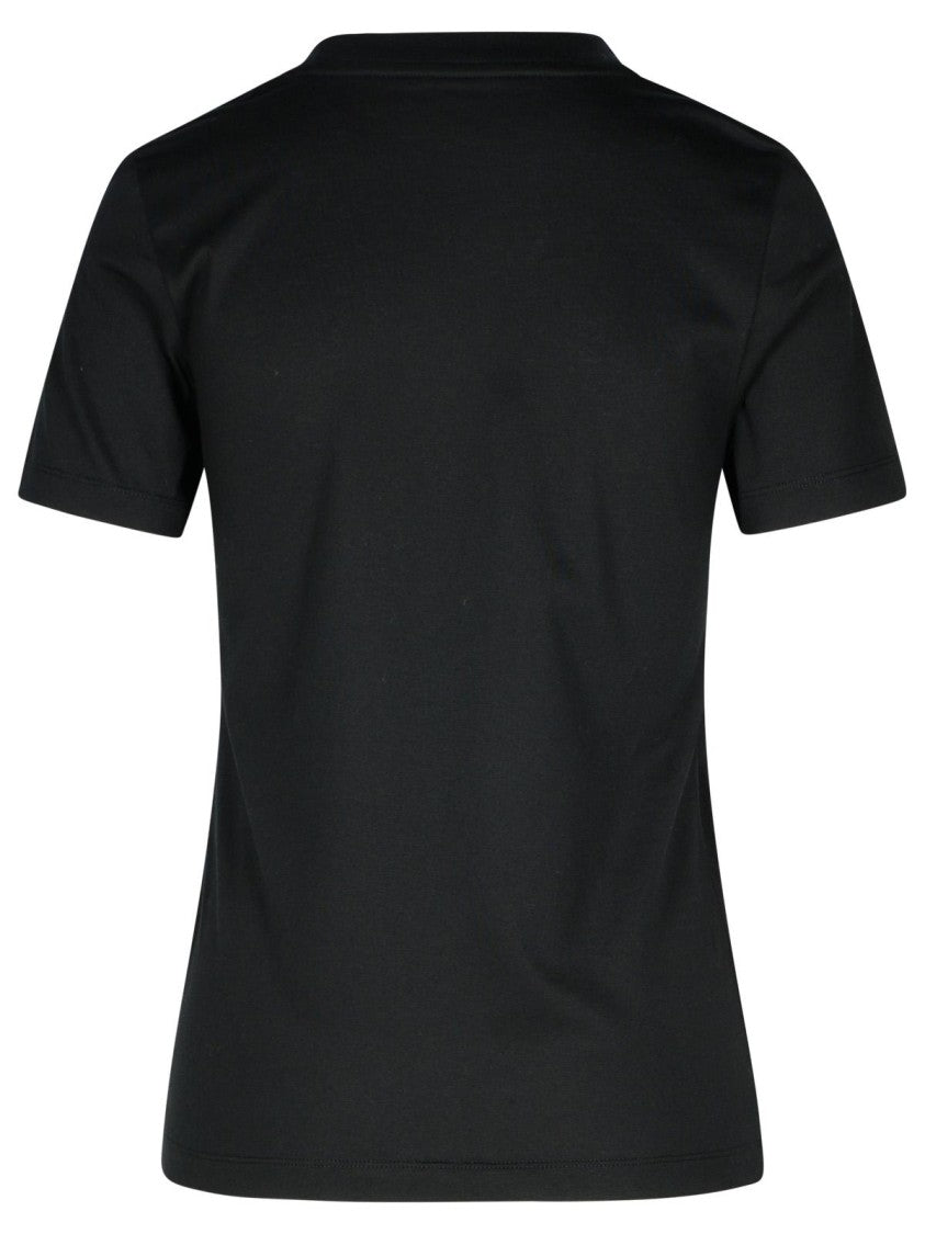 Moncler Black Cotton T-Shirt