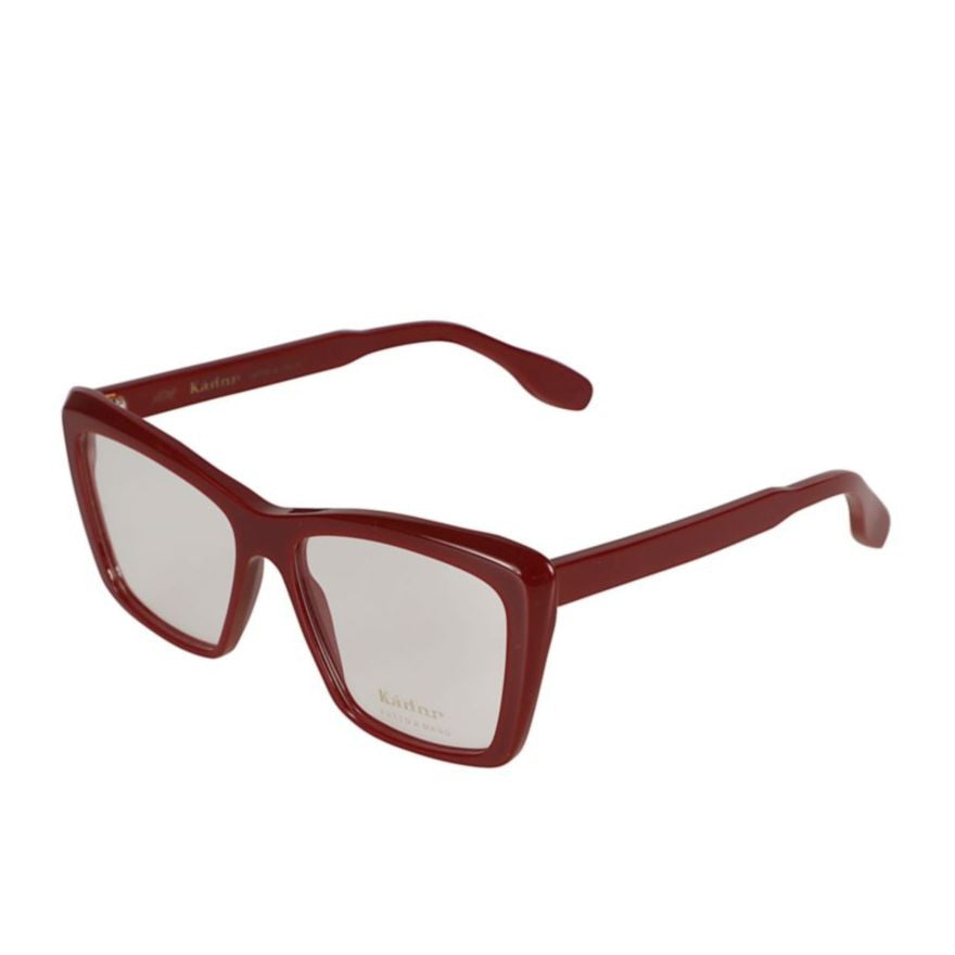 Kador Katy Oversized Square Frame Eyeglasses With Glossy Finish
