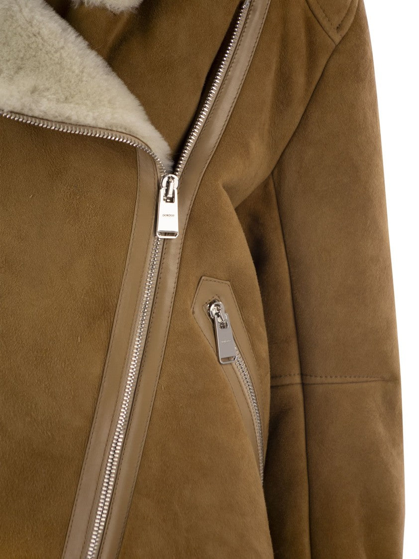 Dondup Loose Shearling Jacket