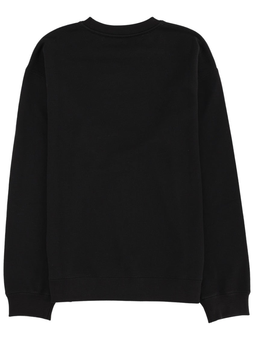 Valentino Made In Valentine Crew Neck Cotton Sweatshirt