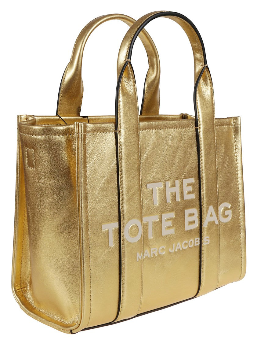 Marc Jacobs Metallic Finish Cow Leather Shopper Bag