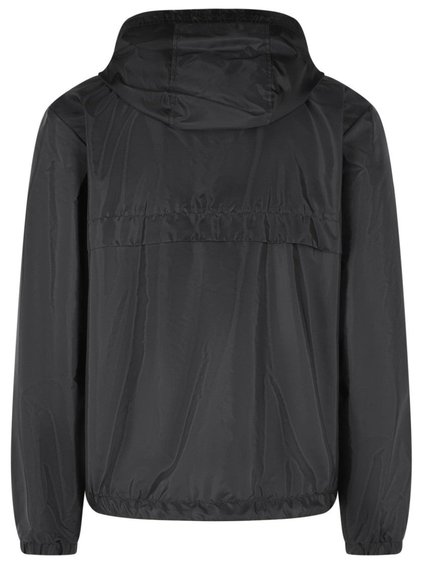 Moncler 'Nidge' Black Polyamide Hooded Jacket