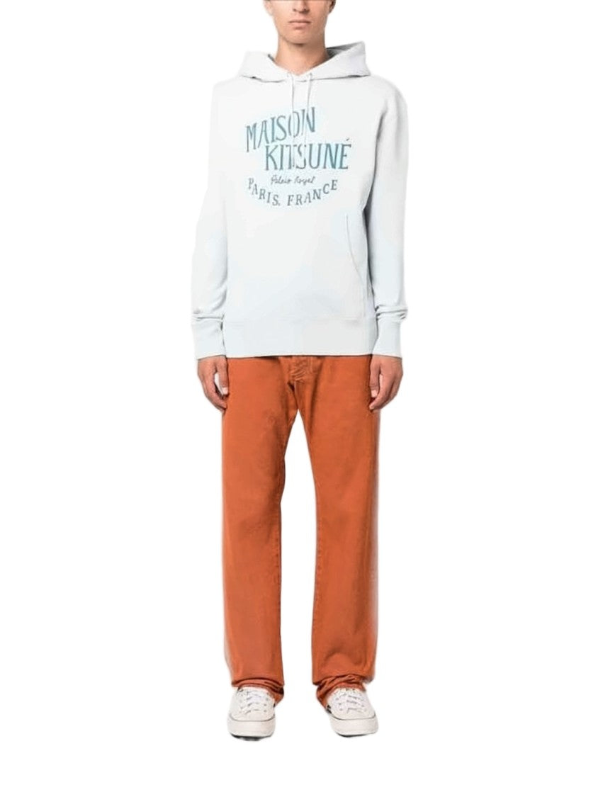 Maison Kitsuné Relaxed Fit Cotton Hoodie With Front Kangaroo Pocket