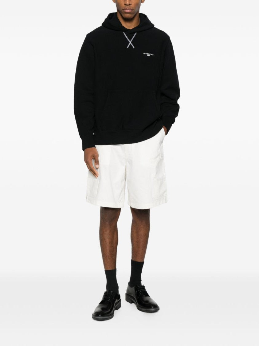 Givenchy Black Hoodie Hoodie With Kangaroo Pocket