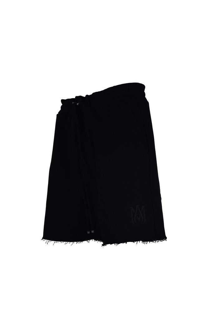 Amiri Relaxed Fit Black Cotton Shorts